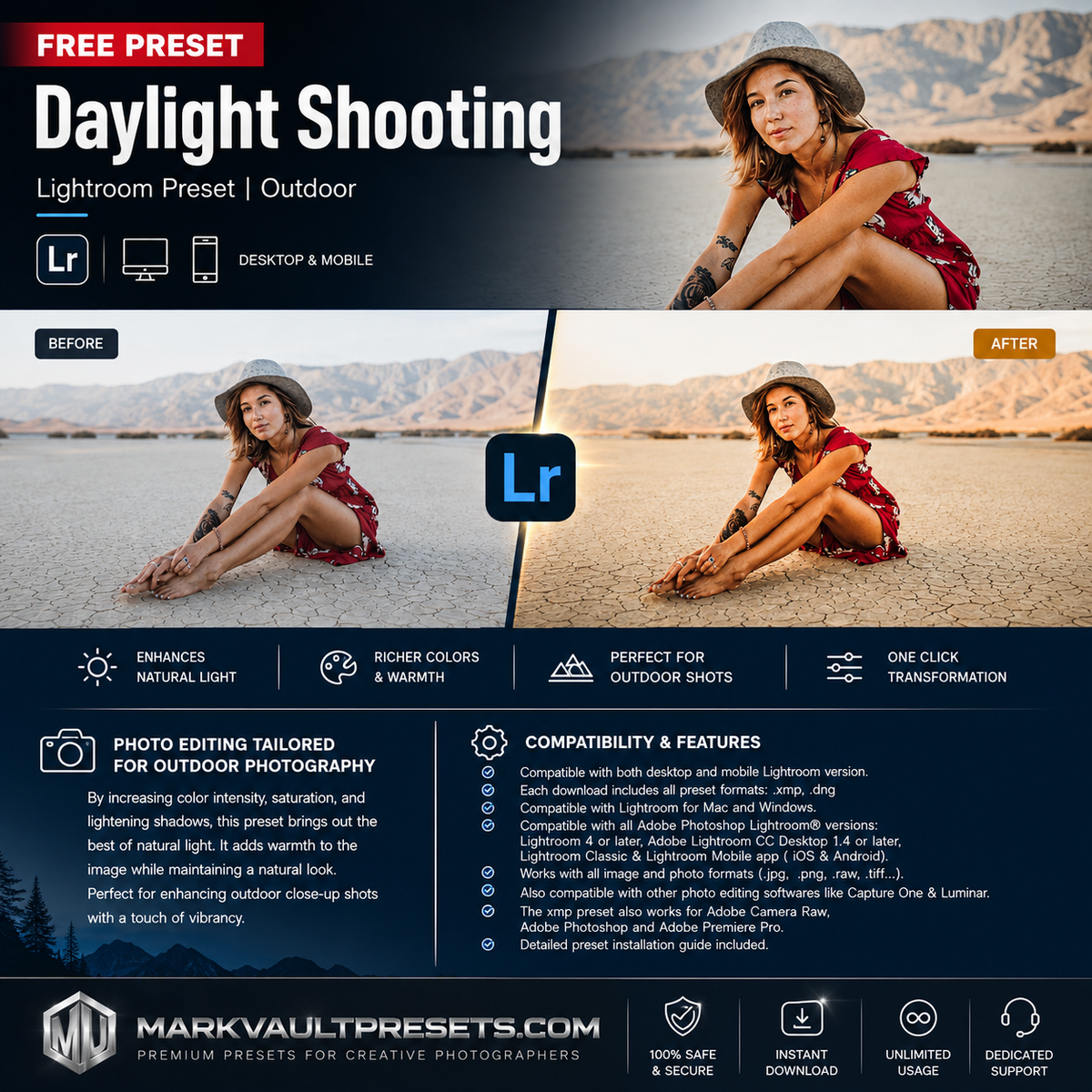 Daylight Shooting (Free Preset)