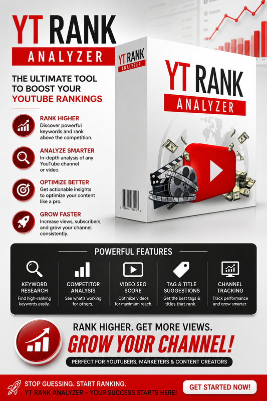 YTRankAnalyzer — YouTube Keyword & Ranking Toolkit