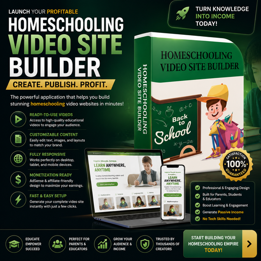 Home Schooling Video Site Builder