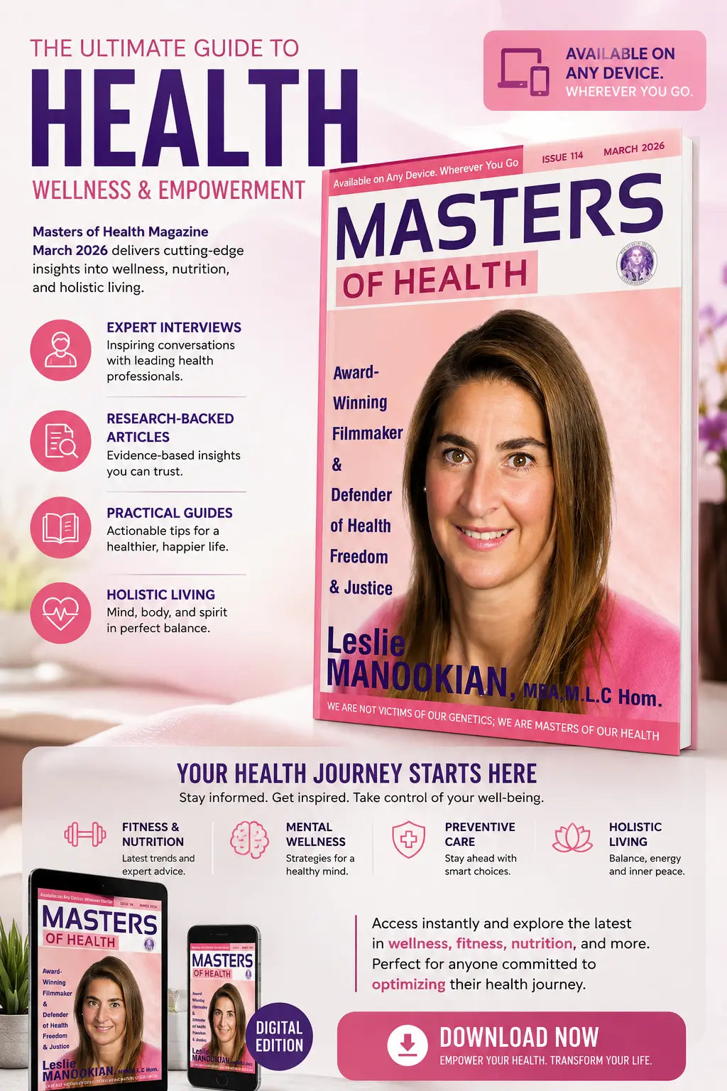 Masters of Health Magazine March 2026